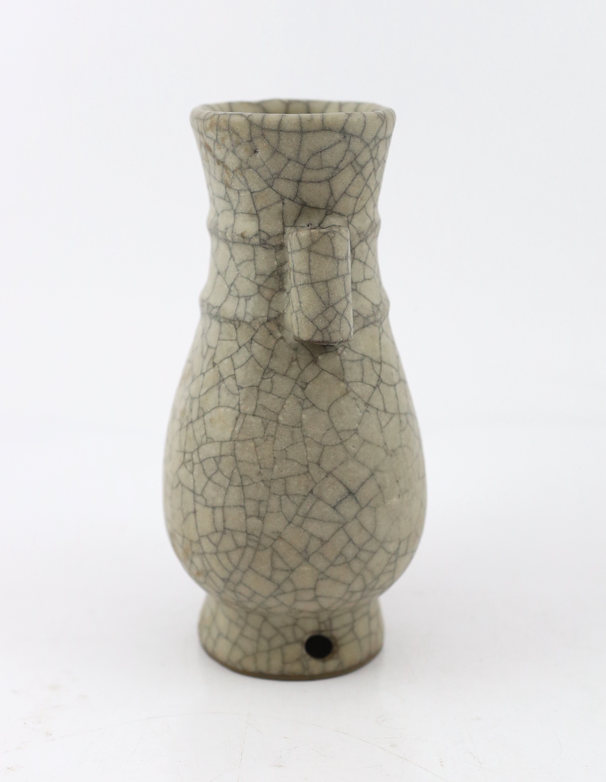 A Chinese Ge ware ‘arrow’ vase, hu